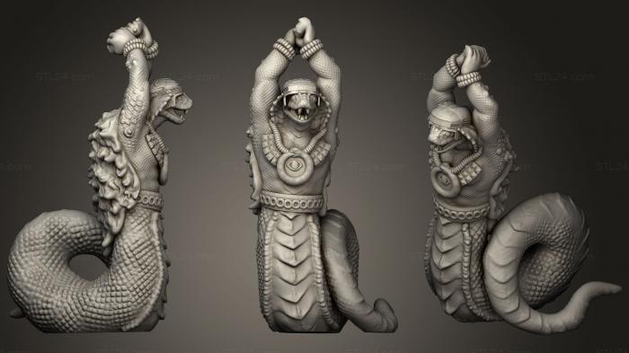 Figurines heroes, monsters and demons (Lineman4, STKM_0936) 3D models for cnc
